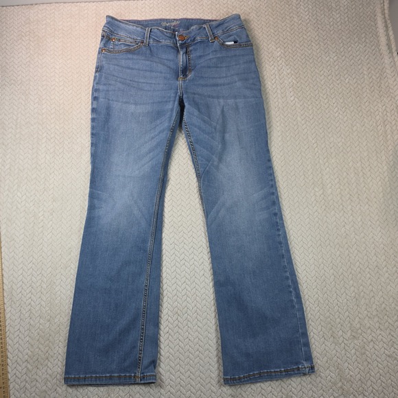 Wrangler Denim - Wrangler Womens Bootcut Jeans Medium Wash Stretch Denim 1009MWZMS Size 13x32
